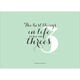 Seafoam Best In Threes Triplets Photo Birth Announcements Image 2 of 5